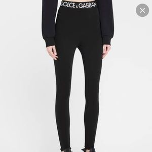 Dolce & Gabana elastic logo pant